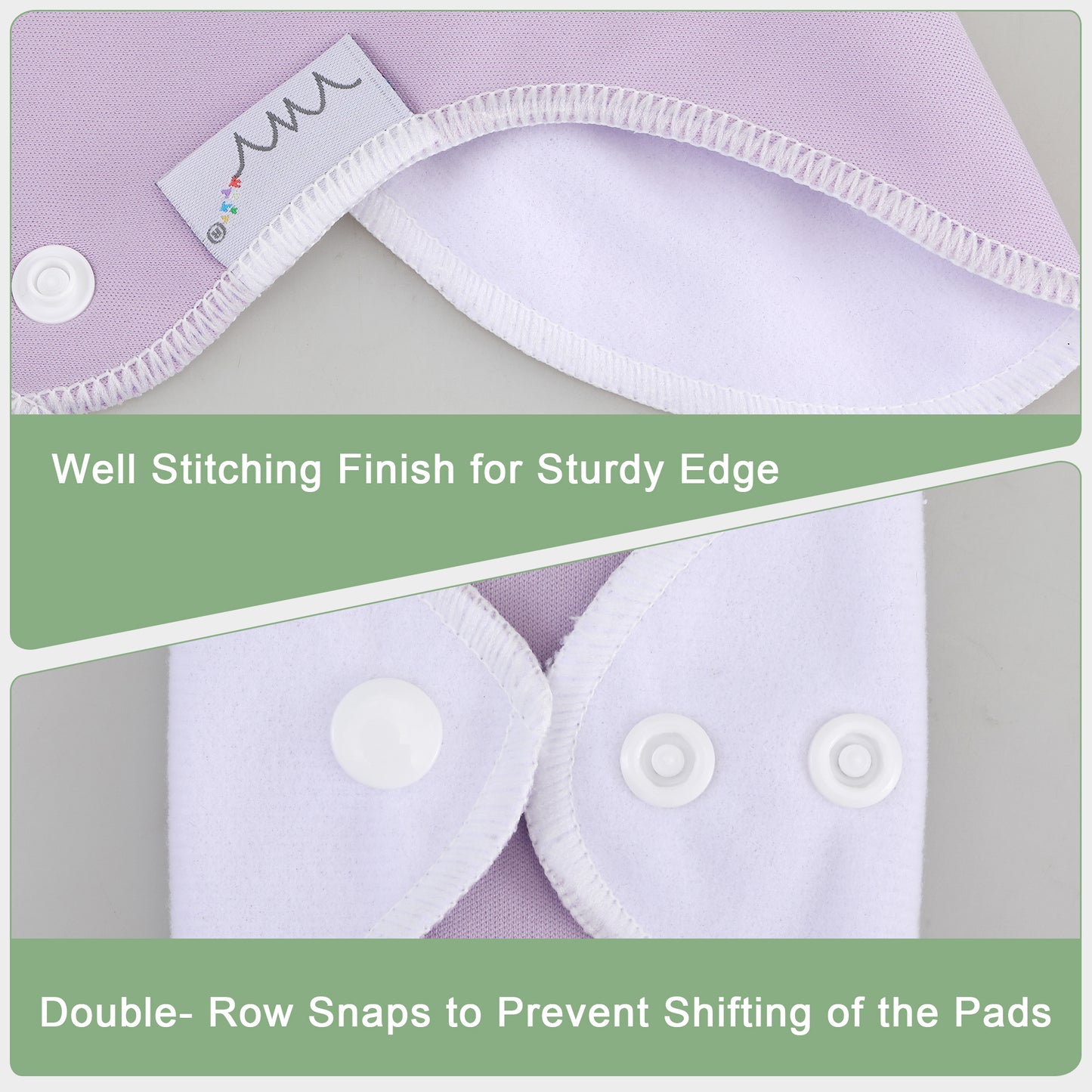 Menstrual Pads/Reusable Sanitary Pads 5pcs/Set varies color